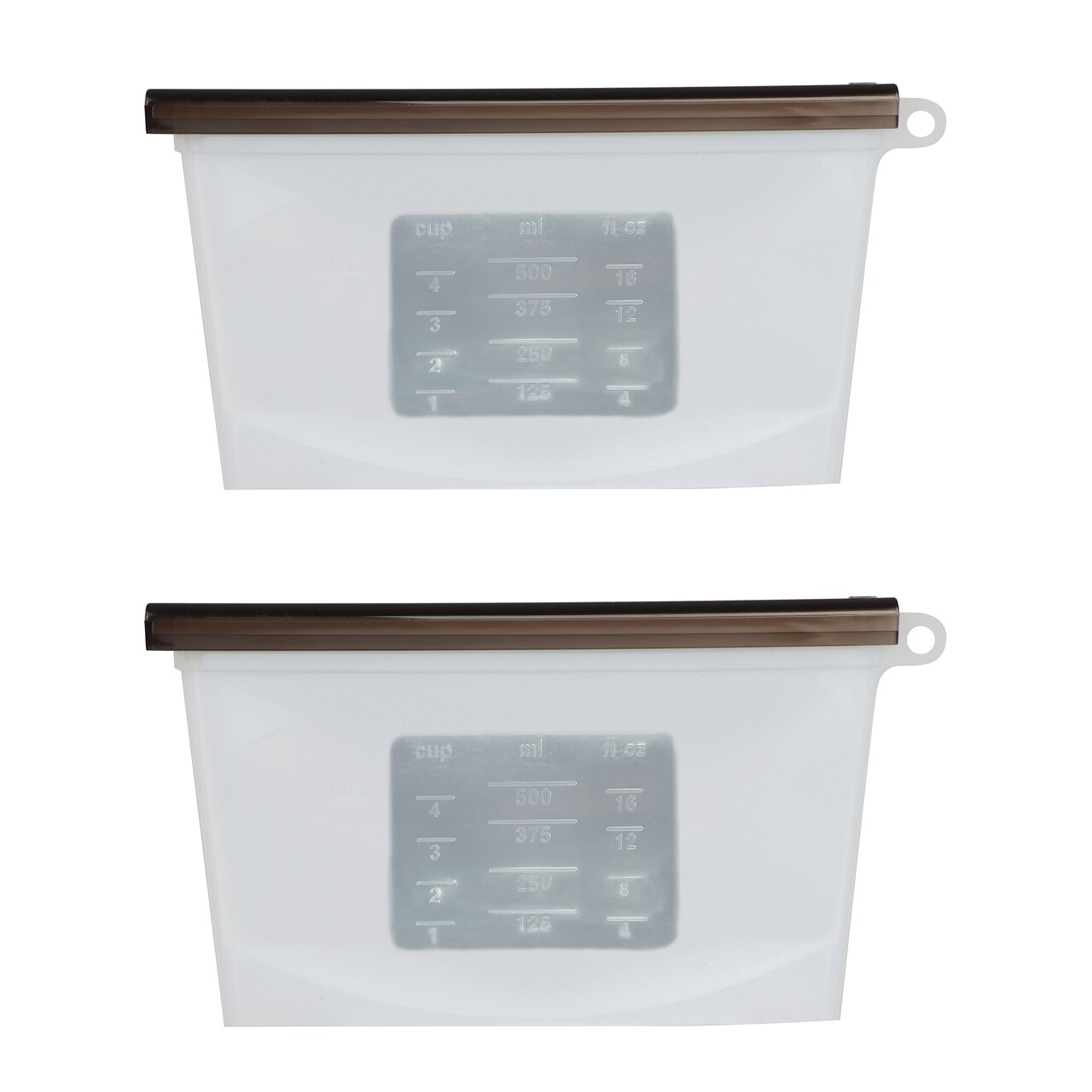 7Penn Silicone Food Storage Bag 500mL - 2pk 7.75 x 4in Reusable Food Bags